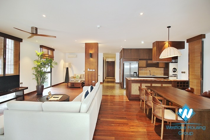 Beautiful lake view apartment for rent in Tay Ho, Hanoi